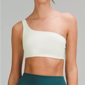 Ribbed Nulu Asymmetrical Yoga Bra Elixir Color